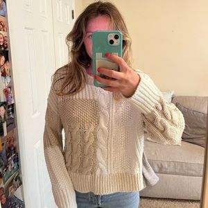 Aerie Patchwork Sweater